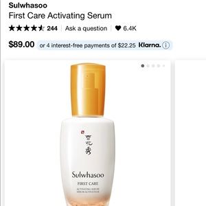Sulwhasoo First Care Activating Serum 60ml